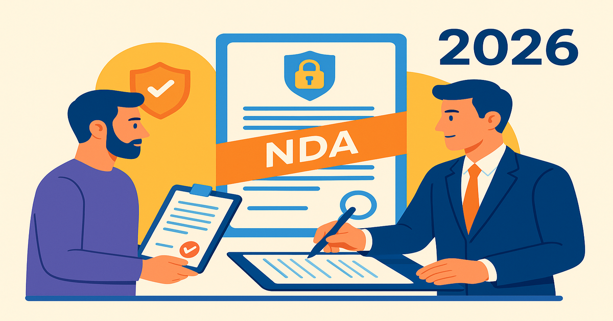 Договор и NDA с фрийлансър: защити бизнеса си през 2026 — илюстрация
