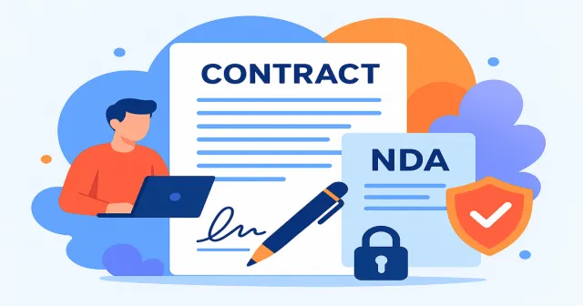 Договор с фрийлансър и NDA: защити бизнеса си