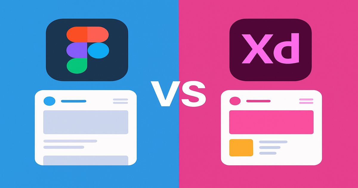 Figma vs Adobe XD: кой инструмент да избереш през 2026? — илюстрация