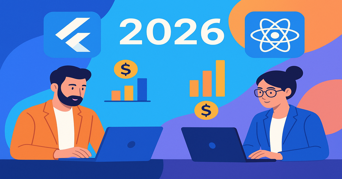 Flutter vs React Native за фрийланс: цени и избор през 2026