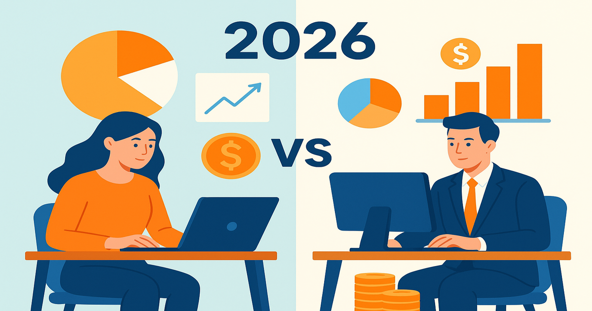 Фрийлансър vs щатен служител — сравнение на разходите през 2026