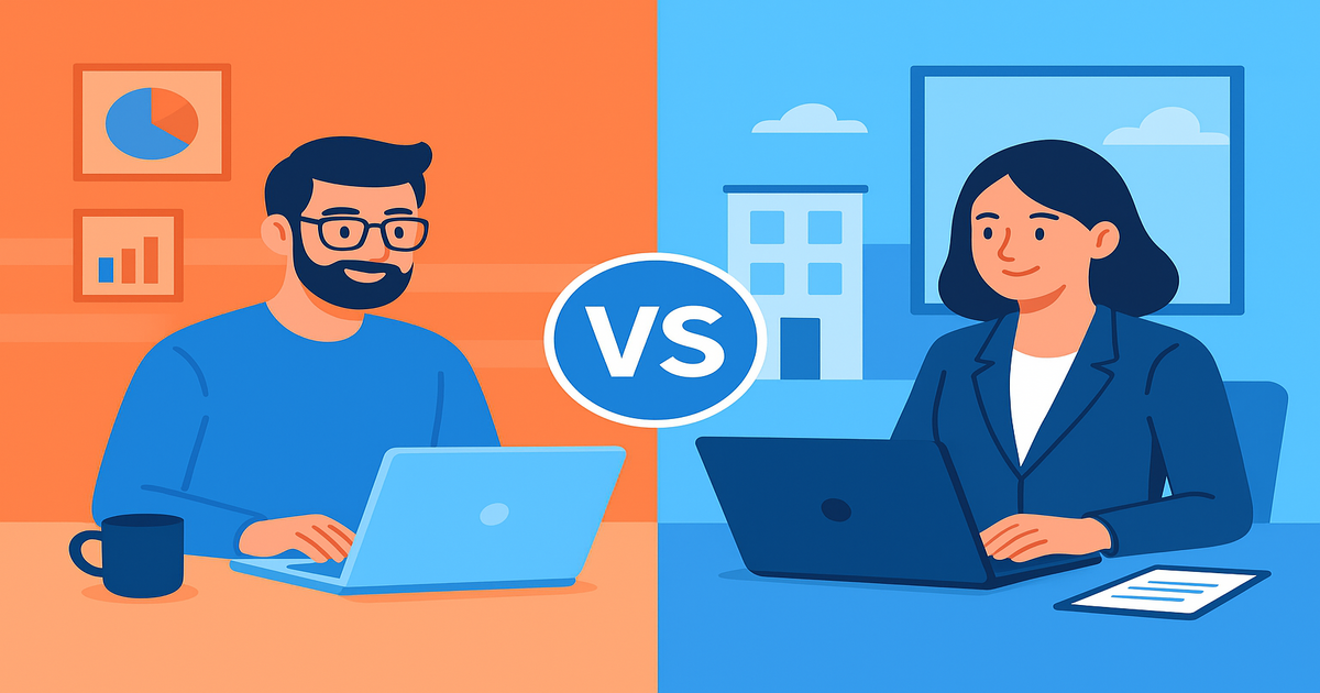 Фрийлансър vs агенция: кое е по-изгодно за малък бизнес?