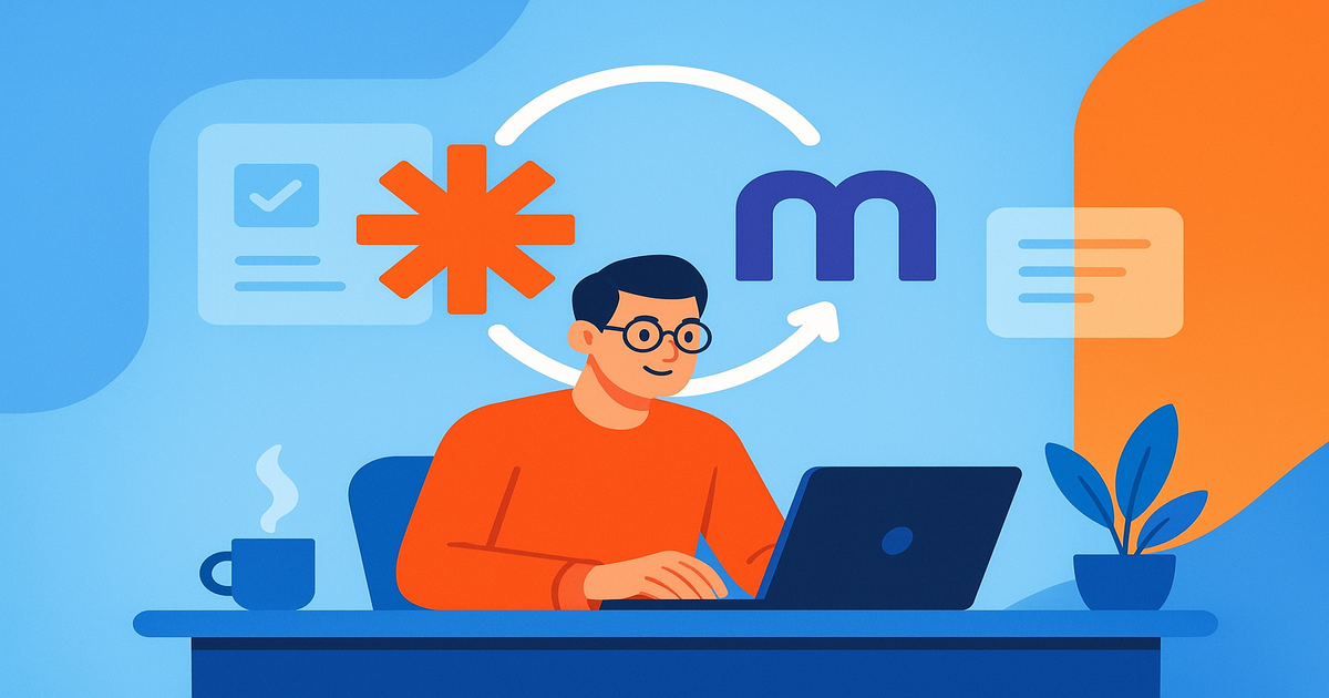 Zapier и Make: автоматизация като фрийланс услуга през 2026 — илюстрация