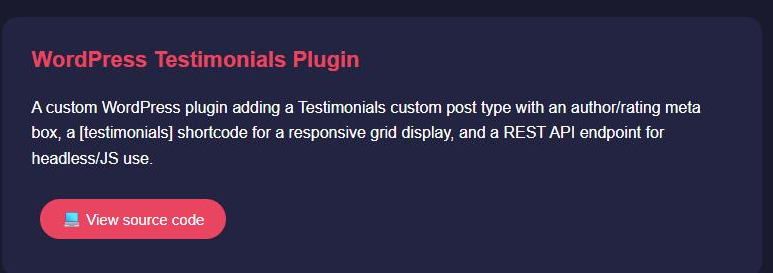 WordPress Testimonials Plugin